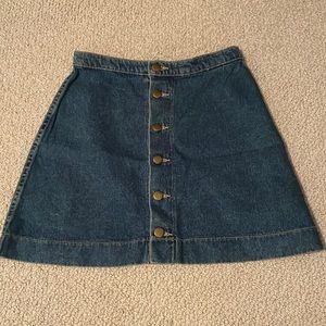 Denim American apparel skirt